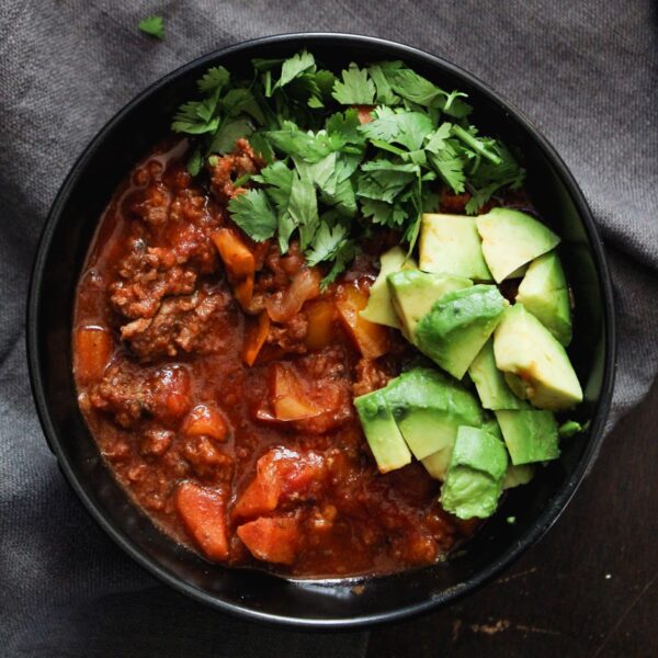 Easy No Bean Chili [Paleo, Whole30]