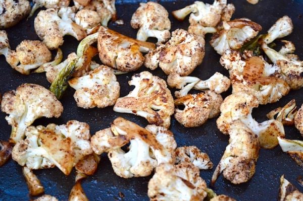 Roasted Cauliflower with Smoked paprika and cocoa by Tin and Thyme