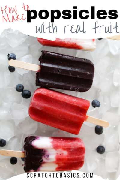 How to make popsicles with real fruit