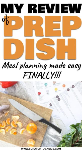 My review of prep dish - meal planning made easy...finally!