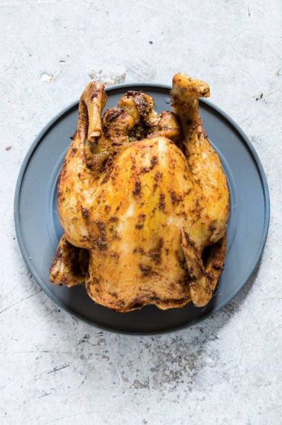Slow cooker whole chicken from Recipes From A Pantry