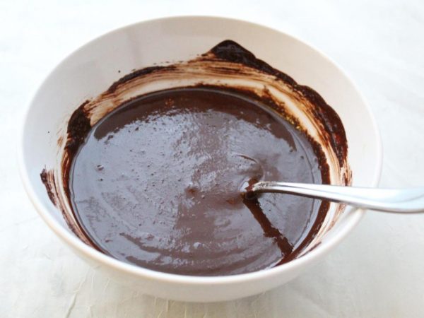 Melted chocolate