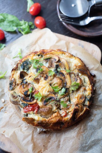 Spinach Mushroom Frittata