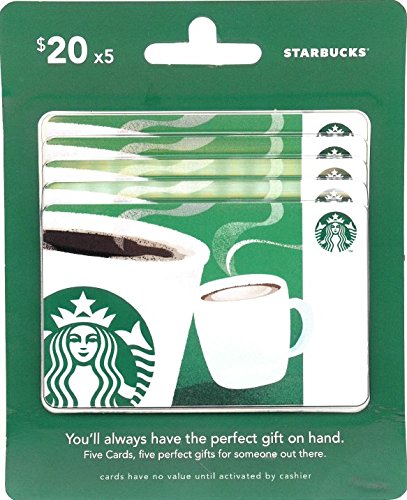 A great teacher gift is a Starbucks gift card.