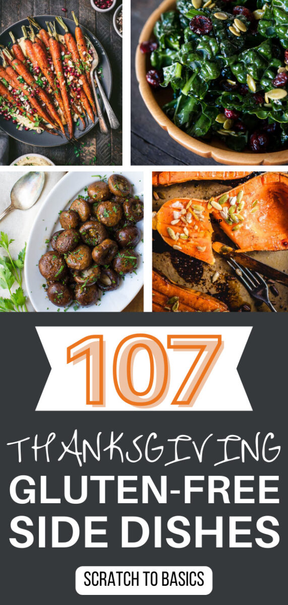 You've found it! The best list of gluten free thanksgiving side dishes. Stop the search and pick a few of these recipes. They're delicious, gluten free, and just what you're looking for. 
