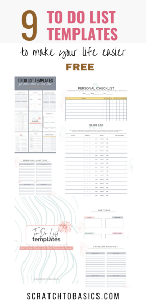 9 To Do List Template To Make Your Life Easier