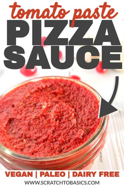 Tomato paste pizza sauce