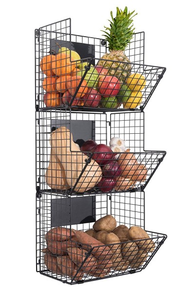 More produce baskets for the wall in your kitchen.