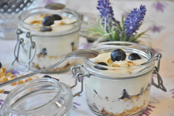 Yogurt is a fermented food and has beneficial bacteria to help your gut.